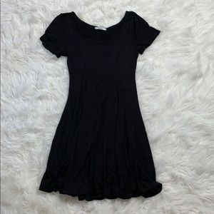 Black skater t shirt dress